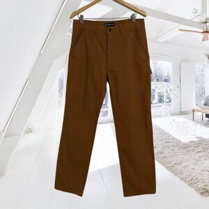 Empyre Vault Carpenter Pants Jeans Rust Brown Size 32 | Utility Workwear Style